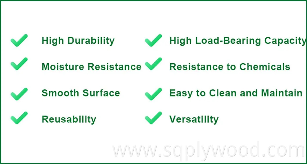 12/18mm E0 Black Brown Anti Slip Waterproof Glossy Laminated Basswood Mersawa Mahogany Eucalyptus Beech Birch Poplar Melamine Phenolic Film Faced Coated Plywood